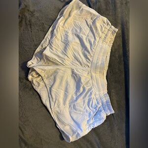 White Lululemon Shorts
